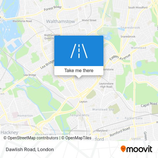 Dawlish Road map