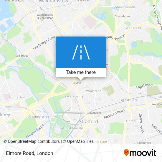 Elmore Road map