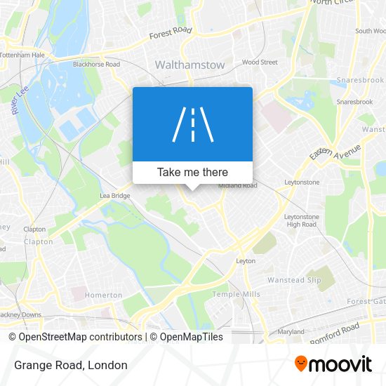 Grange Road map