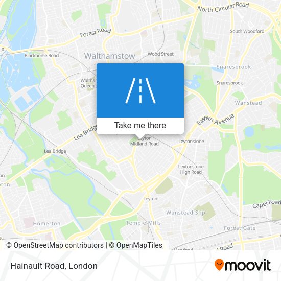 Hainault Road map