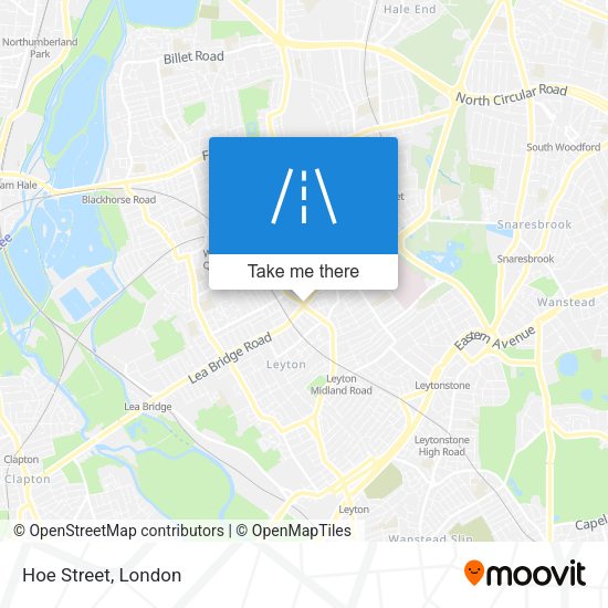 Hoe Street map