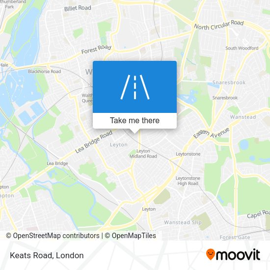 Keats Road map