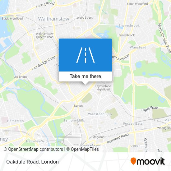 Oakdale Road map