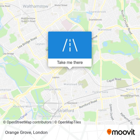 Orange Grove map