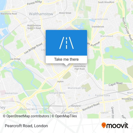 Pearcroft Road map