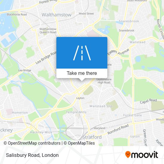 Salisbury Road map