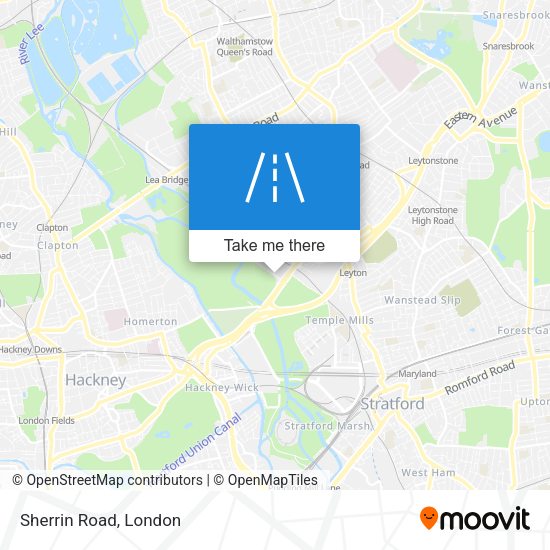 Sherrin Road map