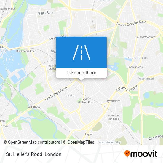 St. Helier's Road map