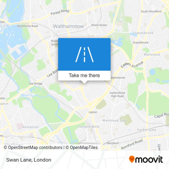 Swan Lane map