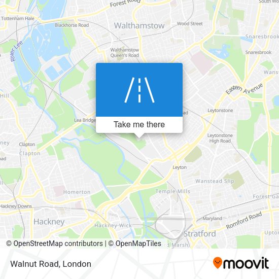 Walnut Road map