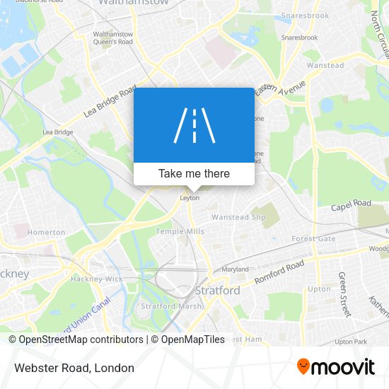 Webster Road map