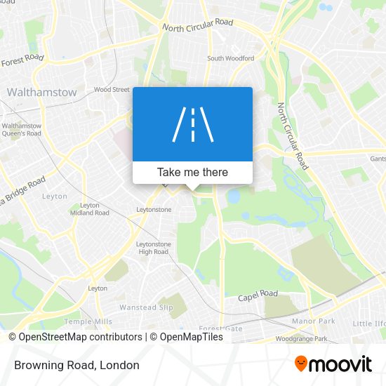 Browning Road map