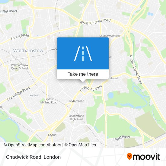 Chadwick Road map