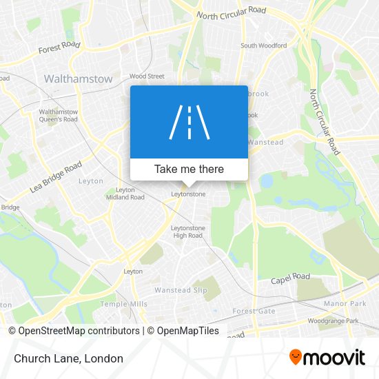 Church Lane map