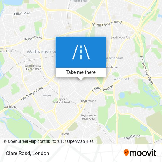 Clare Road map