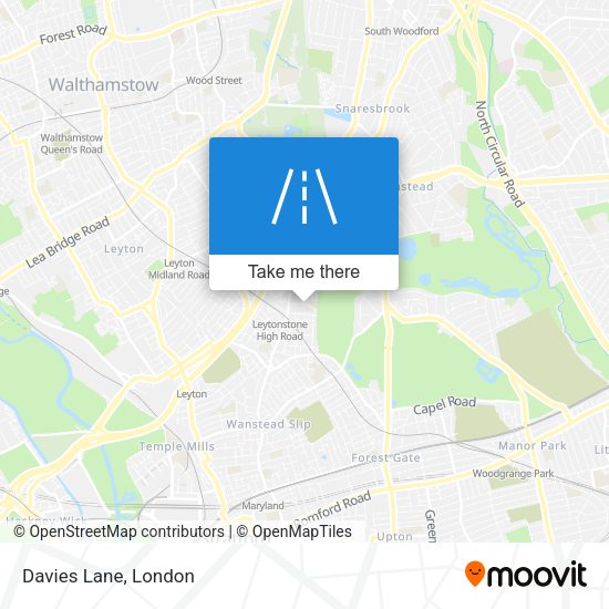 Davies Lane map