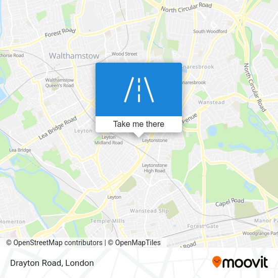 Drayton Road map