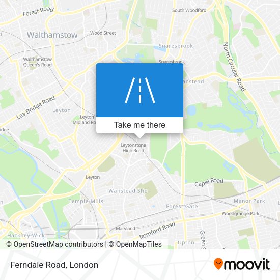 Ferndale Road map