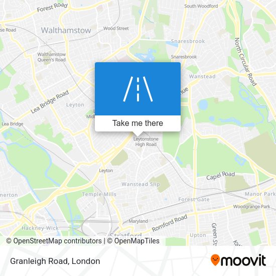 Granleigh Road map