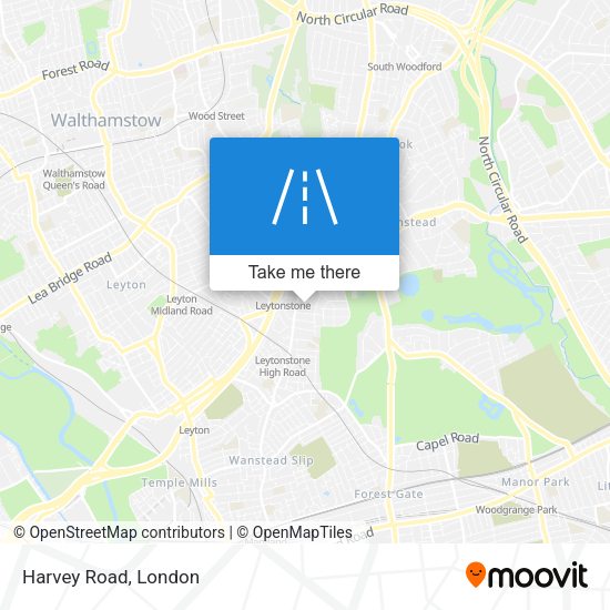 Harvey Road map