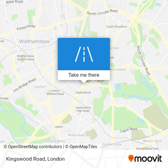 Kingswood Road map