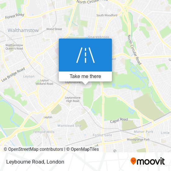 Leybourne Road map