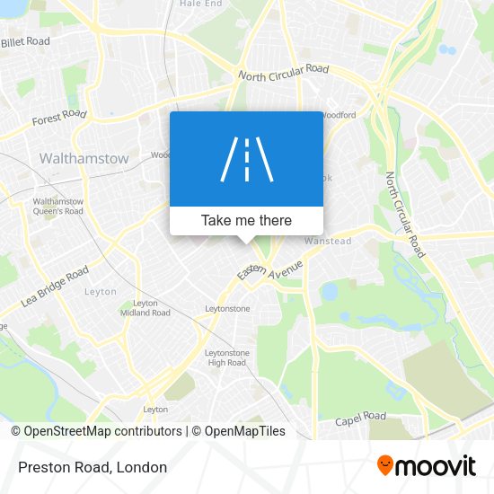 Preston Road map