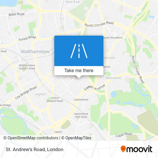 St. Andrew's Road map