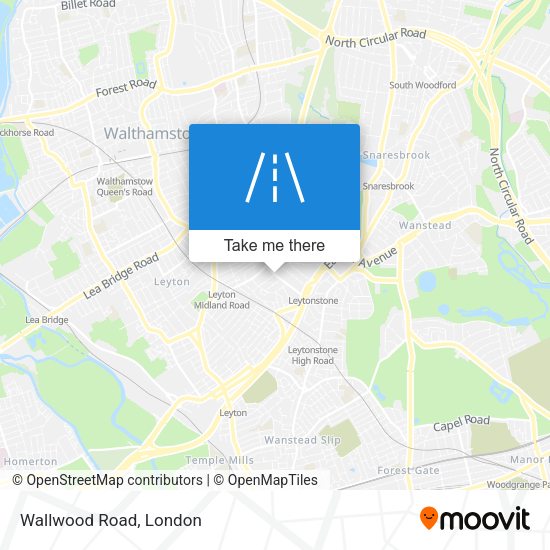 Wallwood Road map