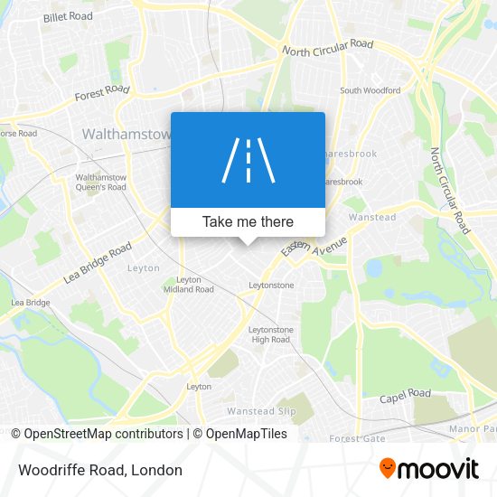 Woodriffe Road map