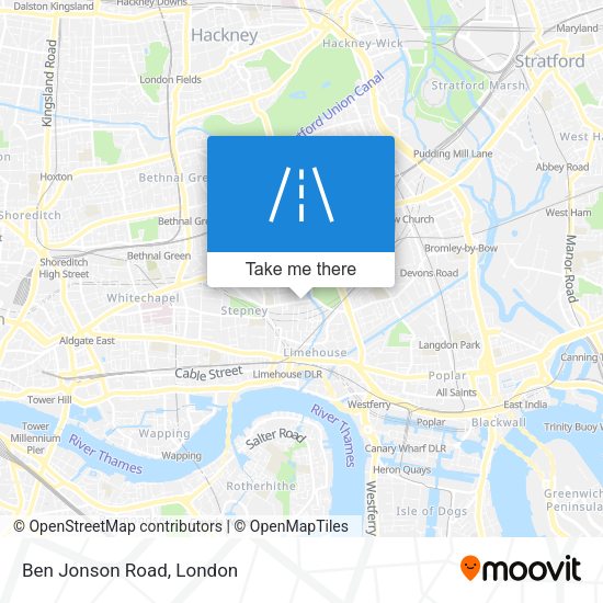 Ben Jonson Road map