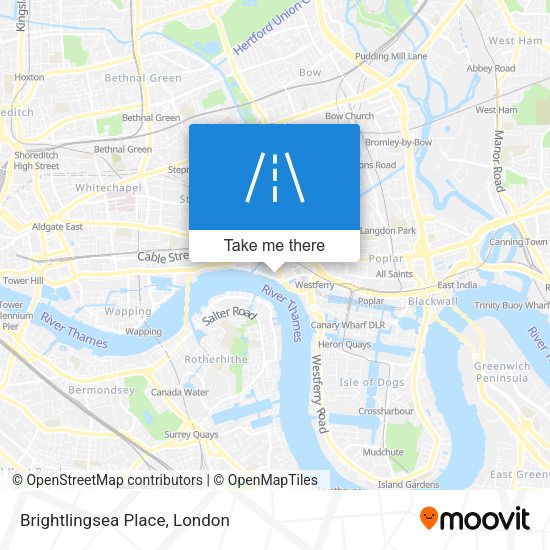 Brightlingsea Place map