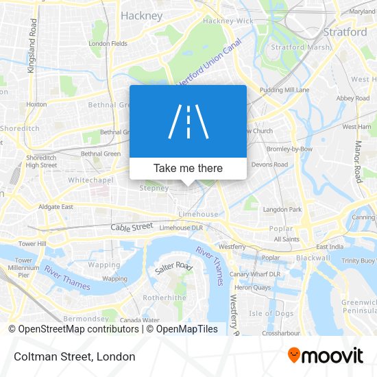 Coltman Street map