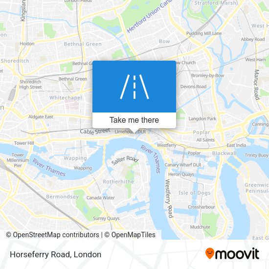 Horseferry Road map