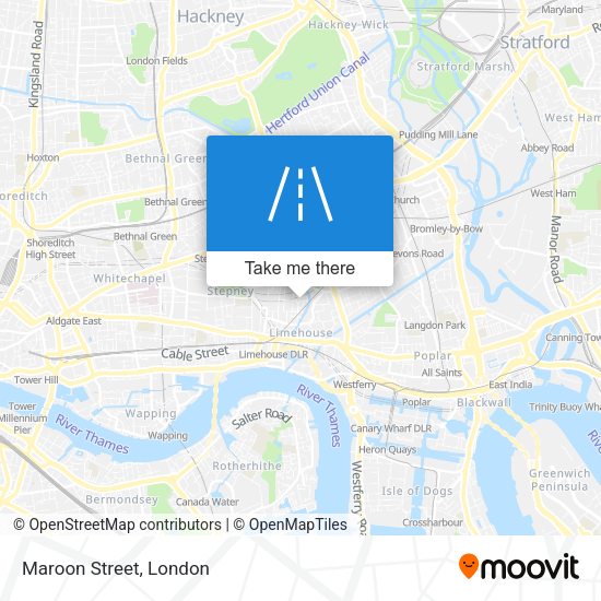 Maroon Street map