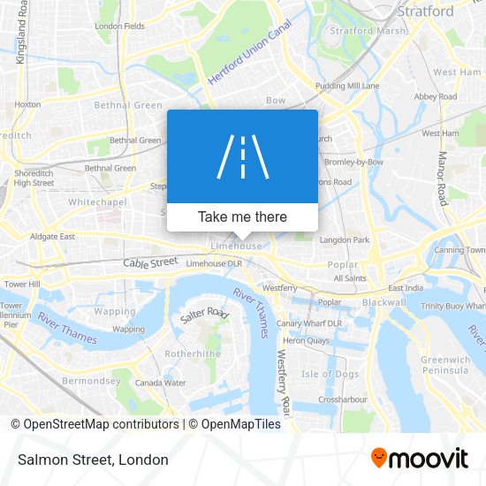 Salmon Street map