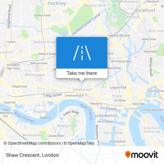 Shaw Crescent map