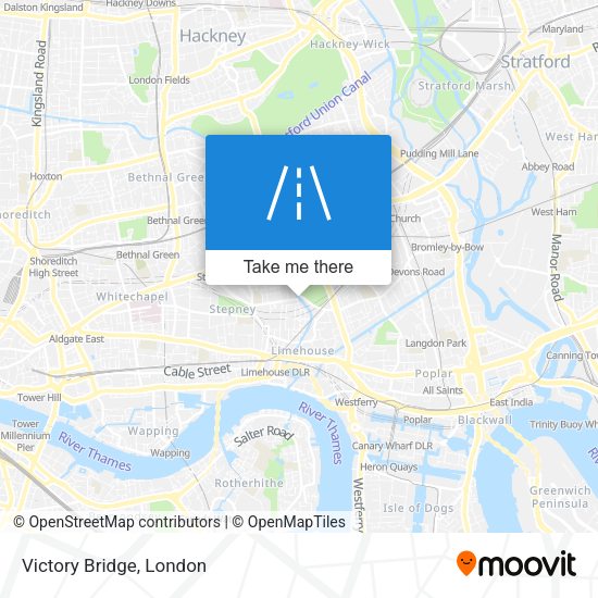Victory Bridge map