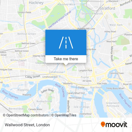 Wallwood Street map