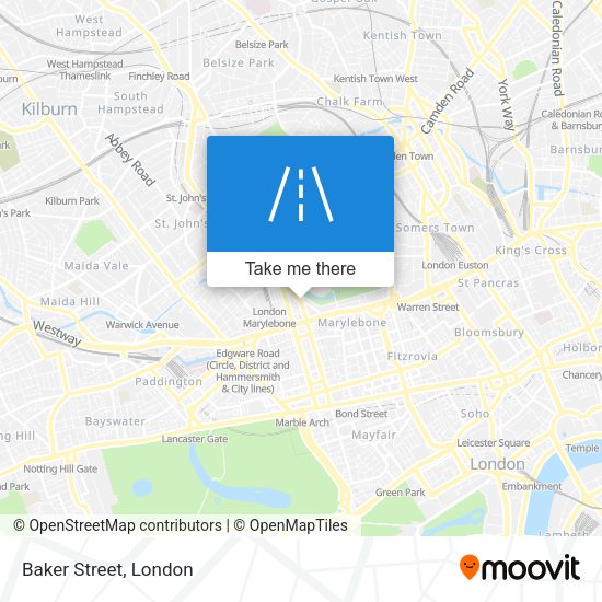 Baker Street map