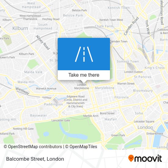 Balcombe Street map