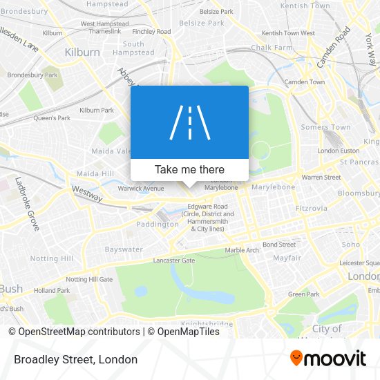 Broadley Street map