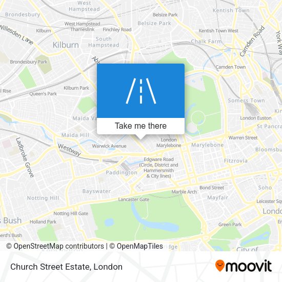 Church Street Estate map