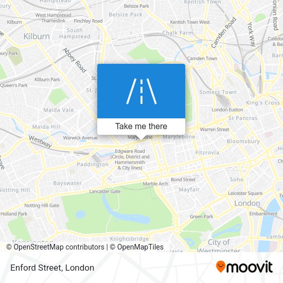Enford Street map