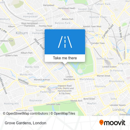 Grove Gardens map