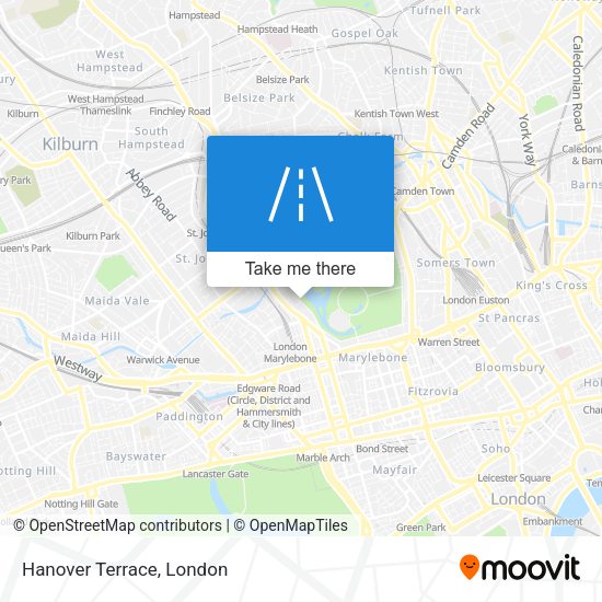 Hanover Terrace map