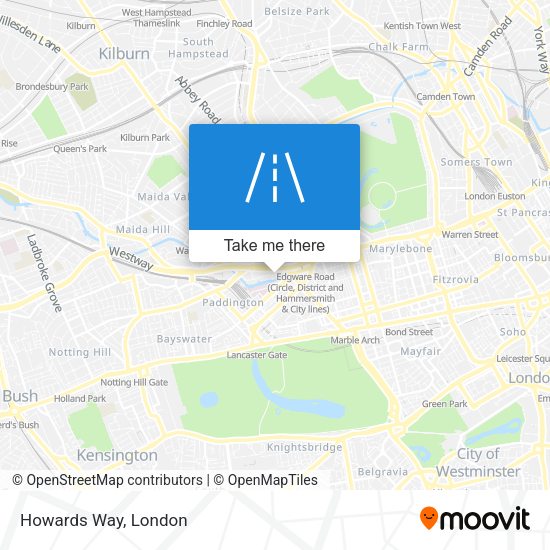 Howards Way map
