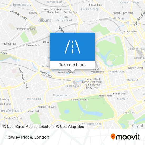 Howley Place map