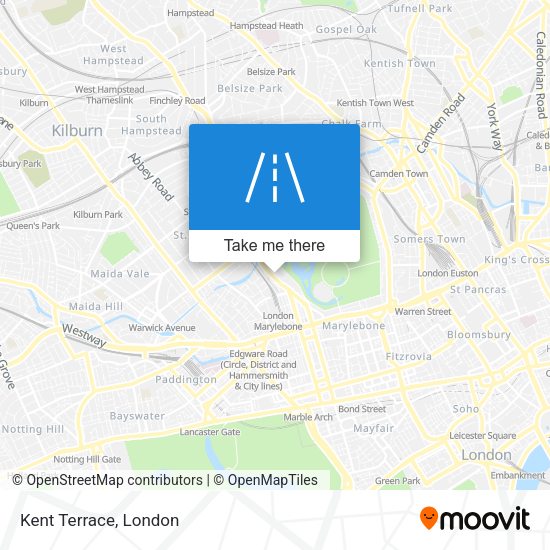 Kent Terrace map