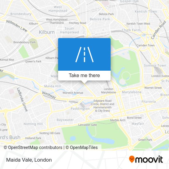 Maida Vale map